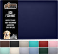 28x18 Navy Waterproof Silicone Pet Feeding Mat - Less Mess