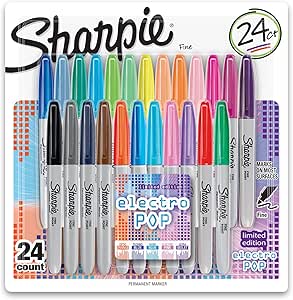 Electro Pop Permanent Markers for Bold and Vibrant Creations