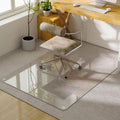 Tempered Glass Chair Mat 54in x 32in - Heavy-Duty Floor Protector