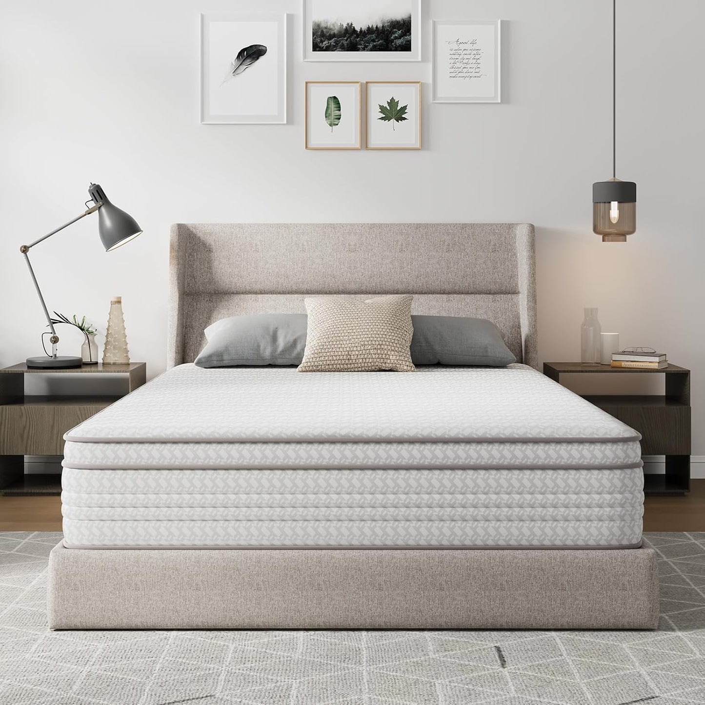 Novilla 12 Inch King Size Mattress with SmartS Coil Technology