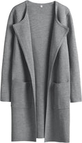 Womens Cardigan Sweater Open Front Long Coatigan - XS to XXL Sizes