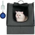 Portable Cat Travel Litter Box with Waterproof Bag for Cats
