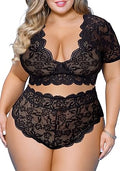 Plus Size 2 Piece Lingerie Set for Women by JuicyRose