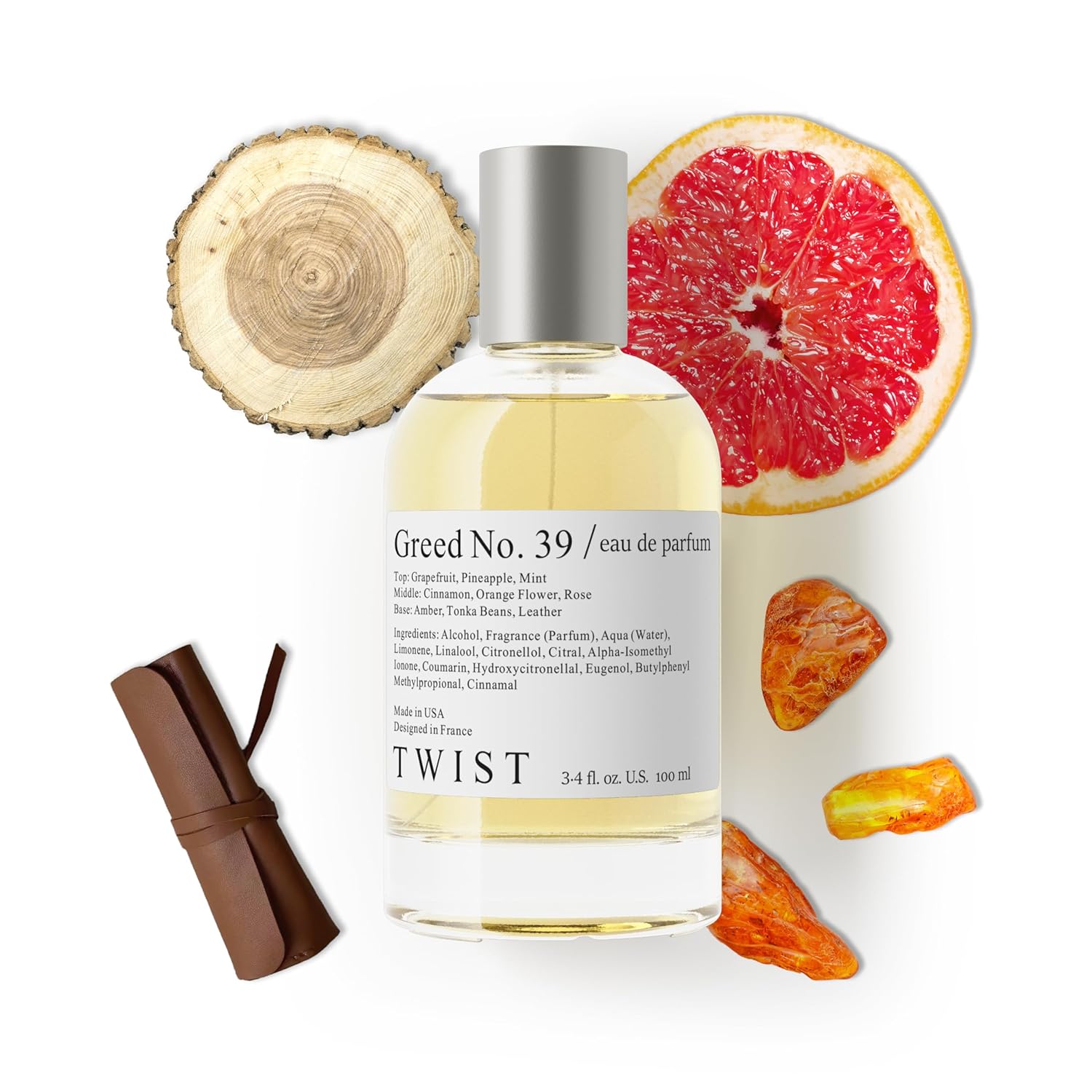 Twist Greed No. 39 Eau De Parfum for Men - Long-Lasting Scent