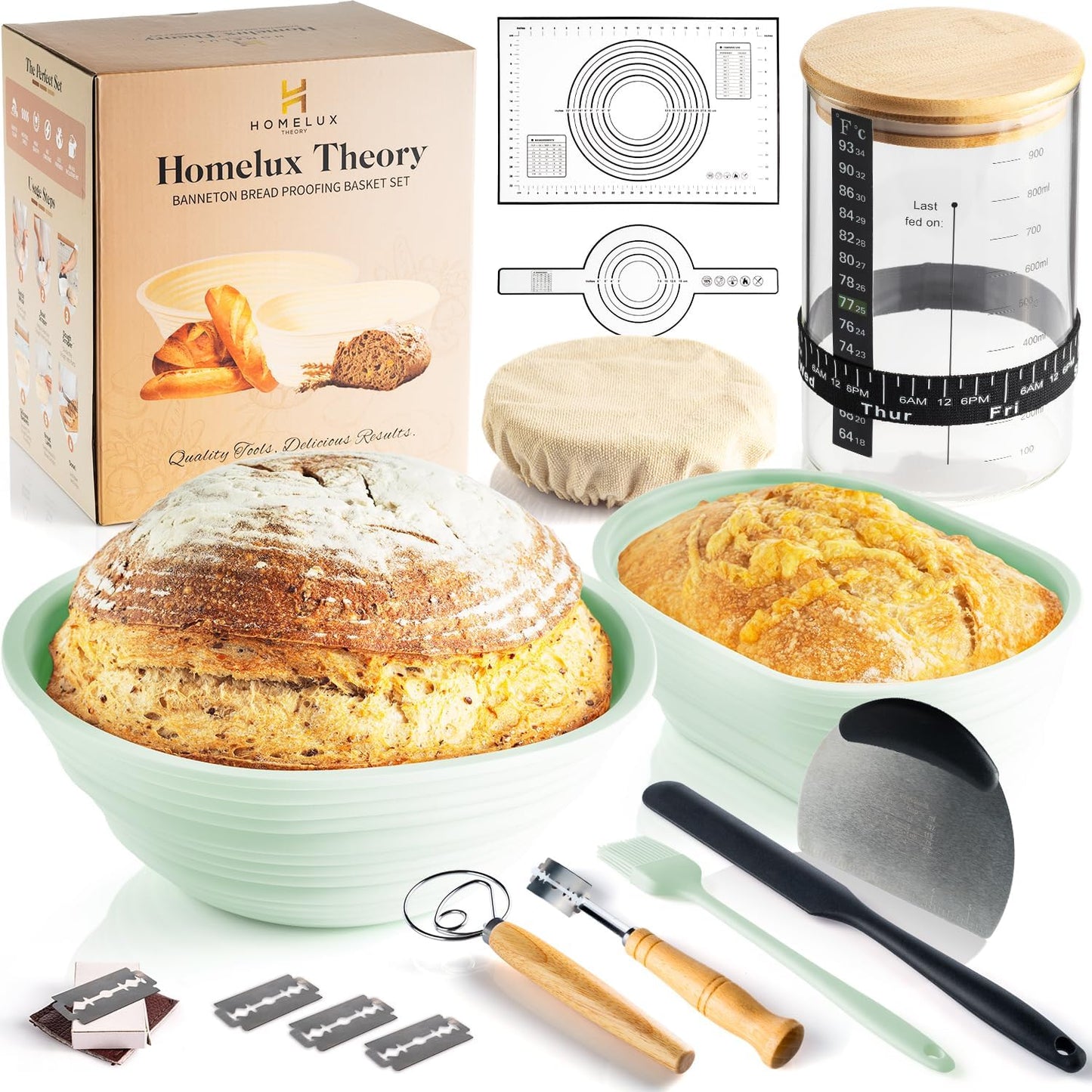 Sourdough Starter Kit for Artisan Bread Baking Supplies