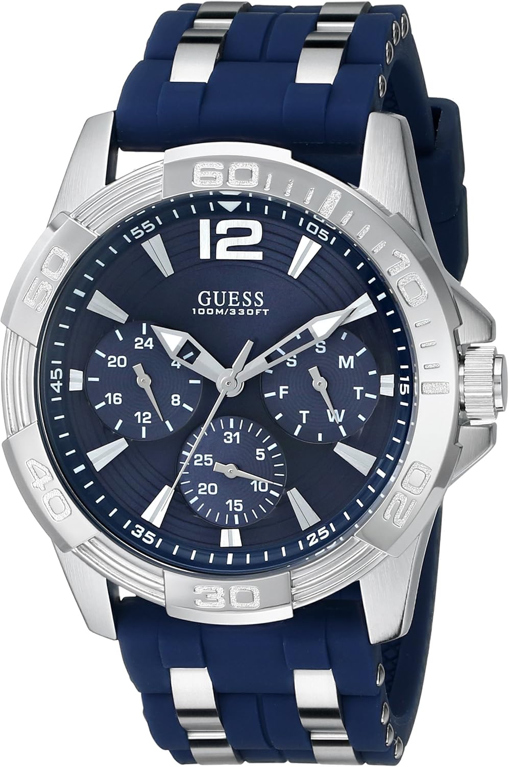 Stain Resistant Blue Silicone Watch