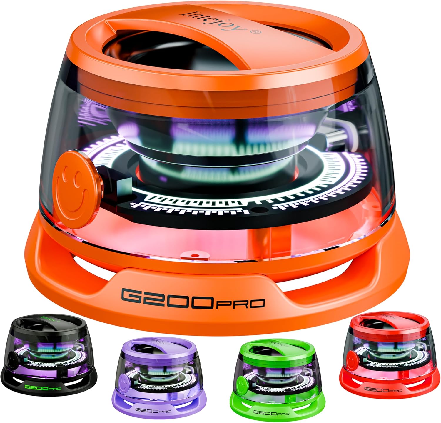Waterproof Bluetooth Speaker with RGB Light & Magnetic Stand