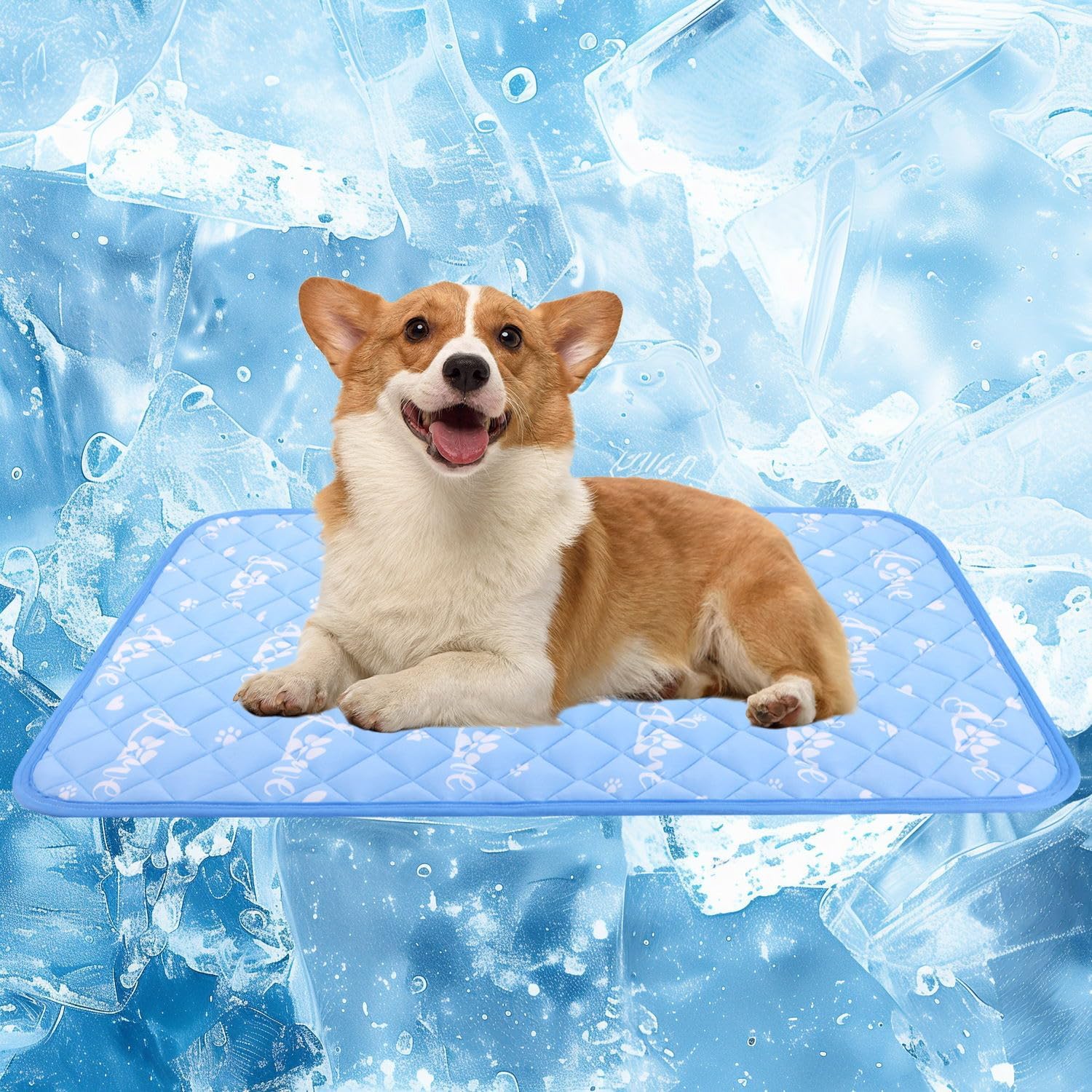 Dog Cooling Mat with Arc-Chill Technology for Summer Comfort