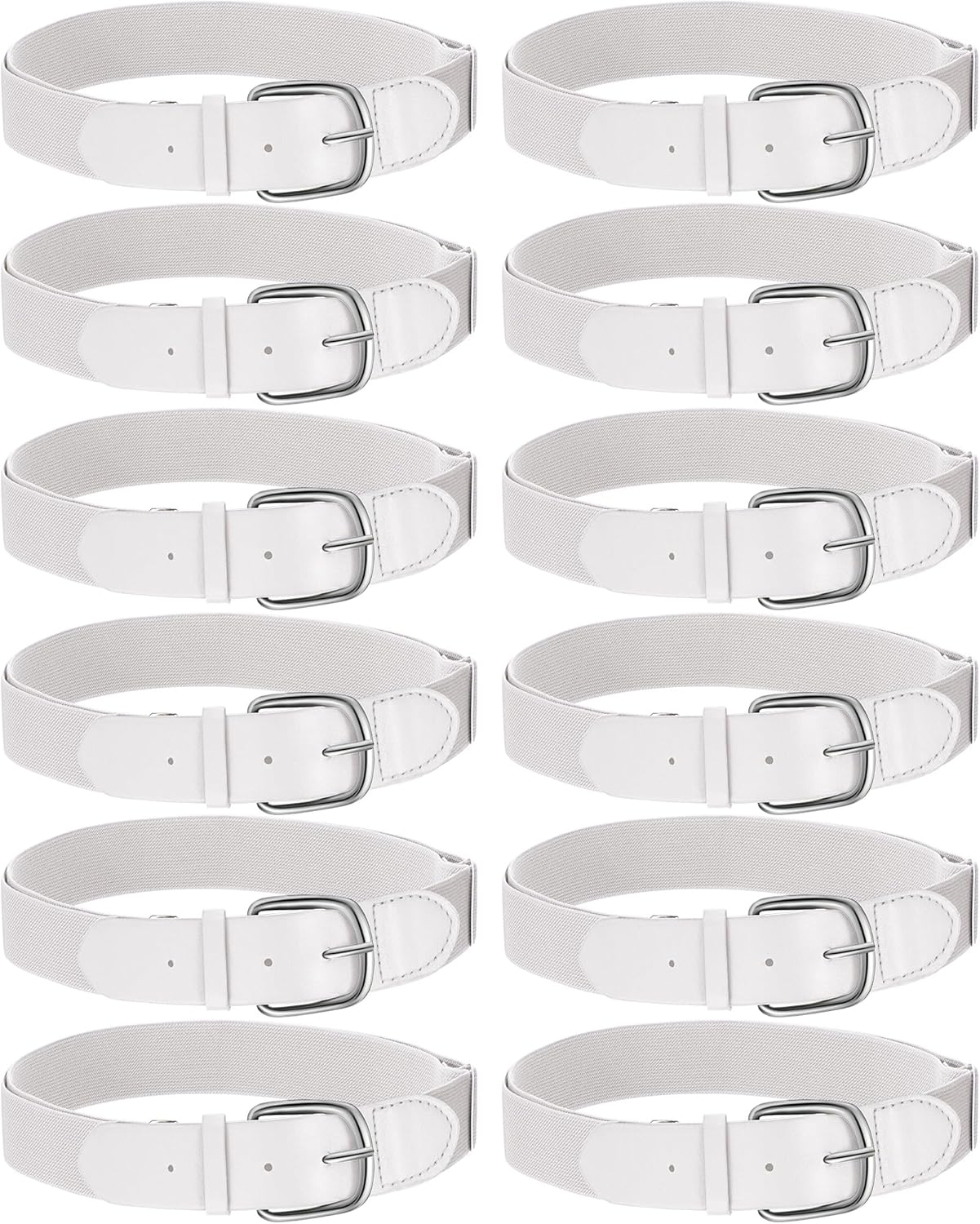 Hercicy 12 Pcs Baseball Belts for Adults and Youth Adjustable