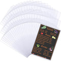 Henoyso 145 Pcs 8.5 x 14 in Rigid Clear Menu Protectors - Heavy Duty