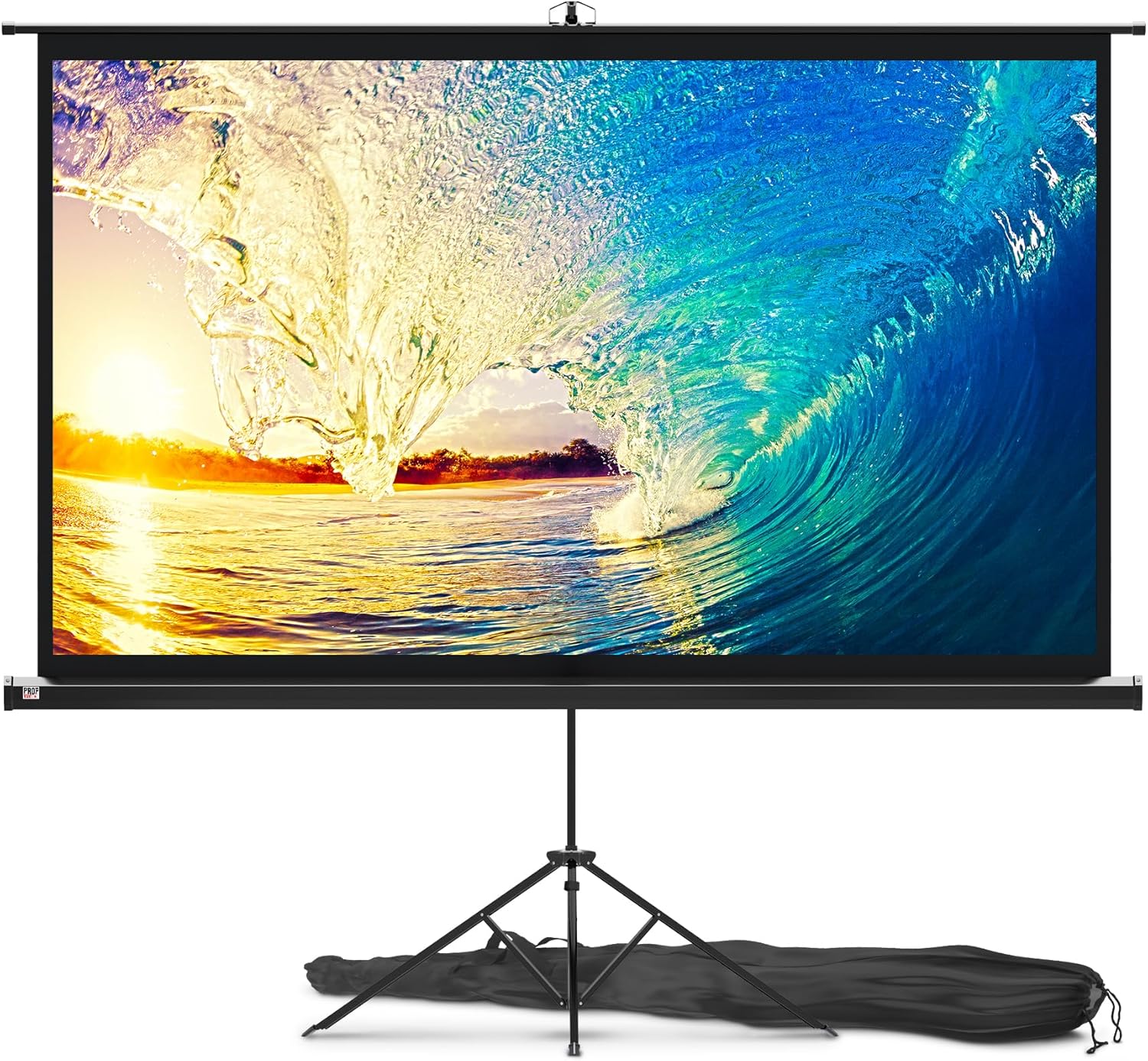 PropVue 84 HD Projection Screen - Wrinkle-Free Portability