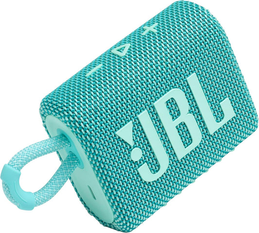 JBL Go 3 - Big Audio, Punchy Bass, IP67 Waterproof, 5H Playtime!