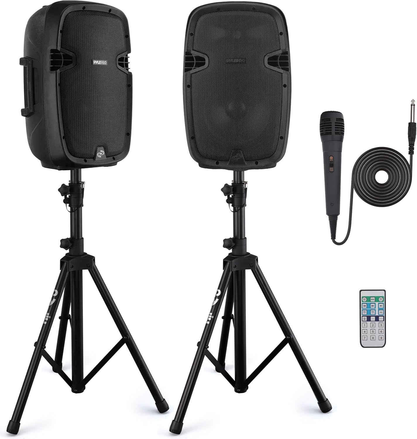 1000W Wireless PA System - Powerful Outdoor Sound Set with Bluetooth, USB, Microphone