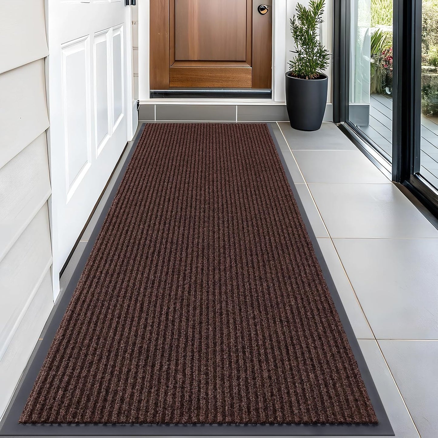 OLANLY Waterproof Heavy Duty Doormat for Indoor Outdoor Use