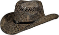 Western Outback Cowboy Hat Straw Felt Canvas - Sun Ready