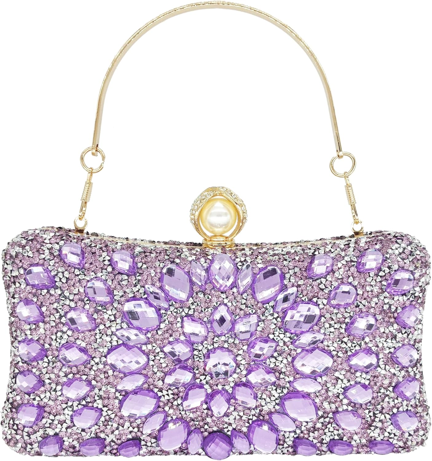 Rhinestone Clutch Purses for Women Evening Wedding Formal Bag