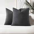 Set of 2 24x24 Decorative Throw Pillow Covers for Cozy Decor