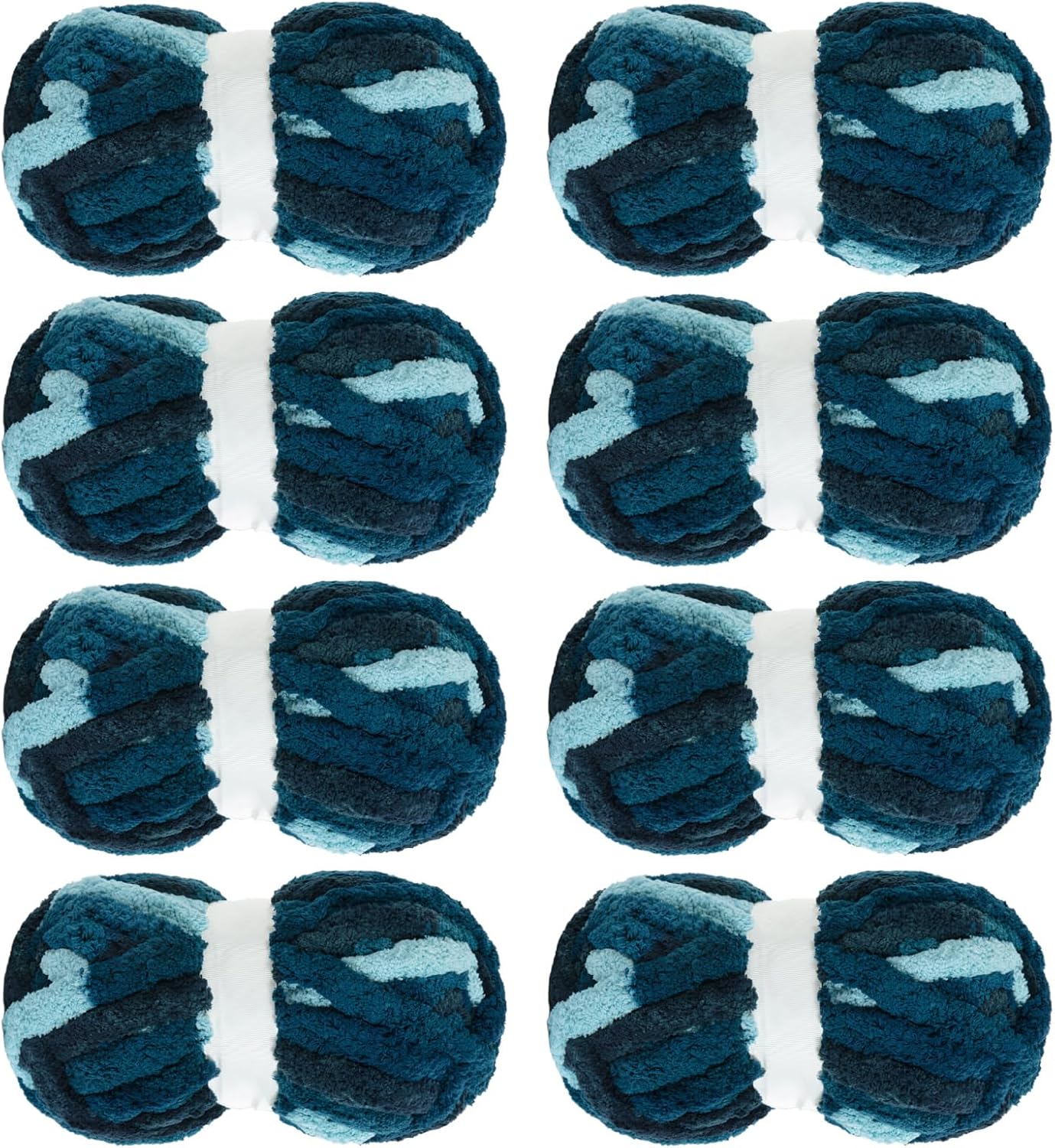 MABOZOO Tie Dye Chunky Yarn for Crocheting & Knitting Projects