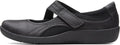 CLARKS Women's Sillian Bella Mary Jane Flat - Lightweight (Style J457)