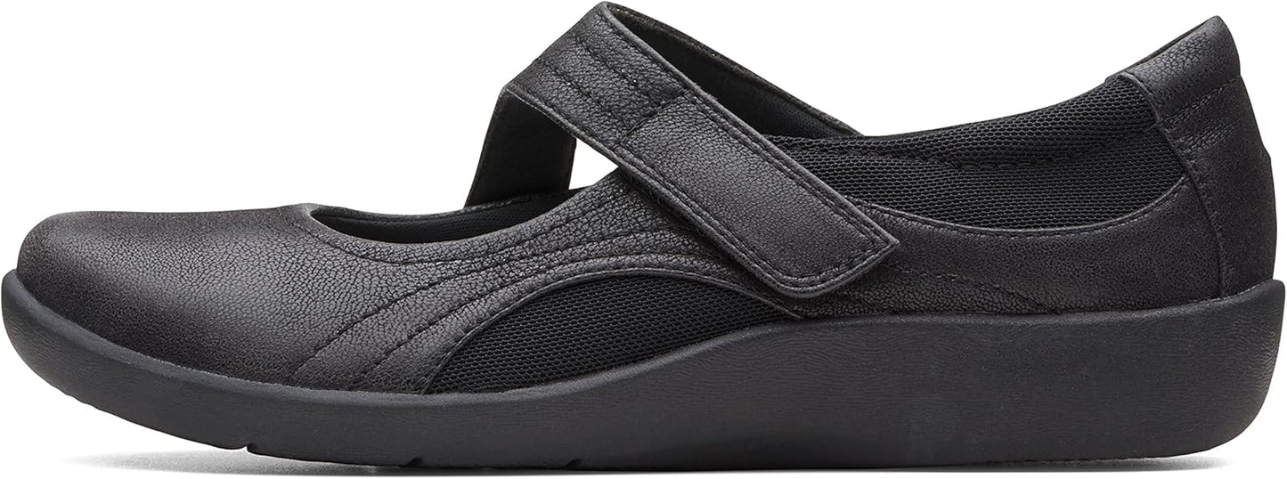 CLARKS Women's Sillian Bella Mary Jane Flat for Comfort and Style