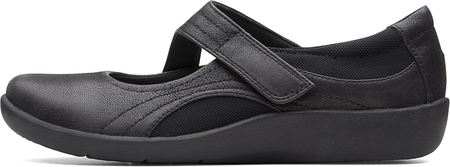 CLARKS Women's Sillian Bella Mary Jane Flat for Comfort and Style