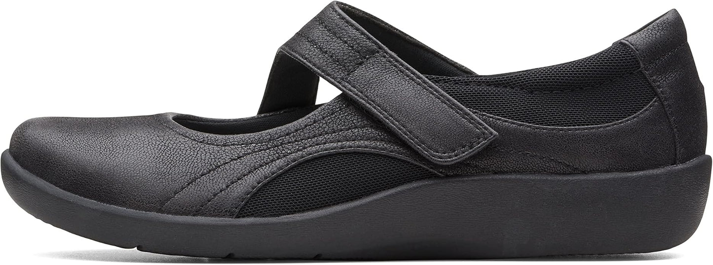 CLARKS Women's Sillian Bella Mary Jane Flat for Comfort and Style