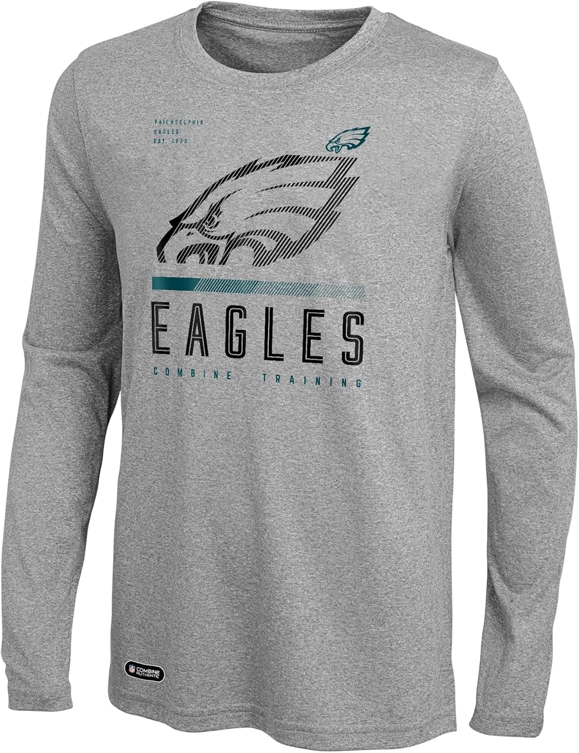 Outerstuff NFL Men's Red Zone Long Sleeve Performance Tee