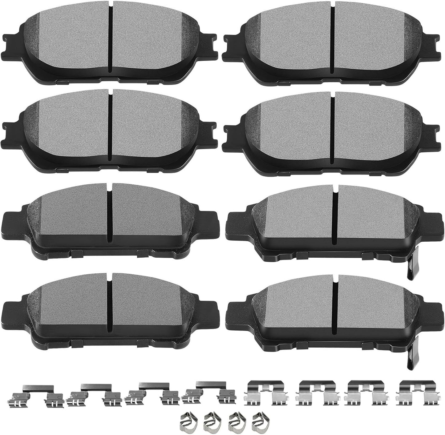 Ceramic Brake Pads Kits for 2004-2010 Toyota Sienna Vehicles