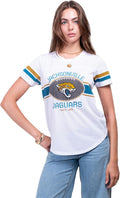 Women's NFL Soft Mesh Varsity Stripe T-Shirt - Lightweight Fit