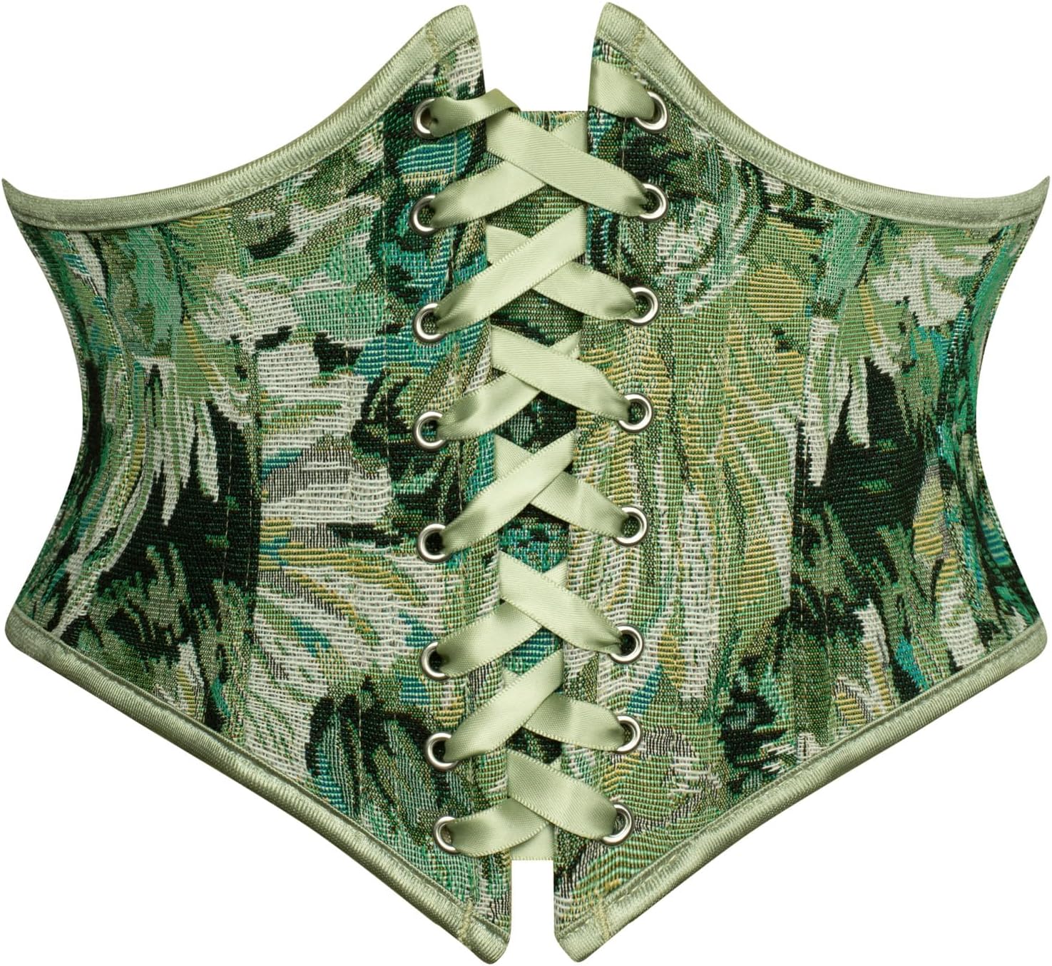 Scarlet Darkness Corset Belt for Women with Floral Lace Design