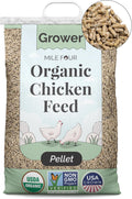 Organic Chicken Feed Grower Pellet 18% Protein - Corn & Soy Free