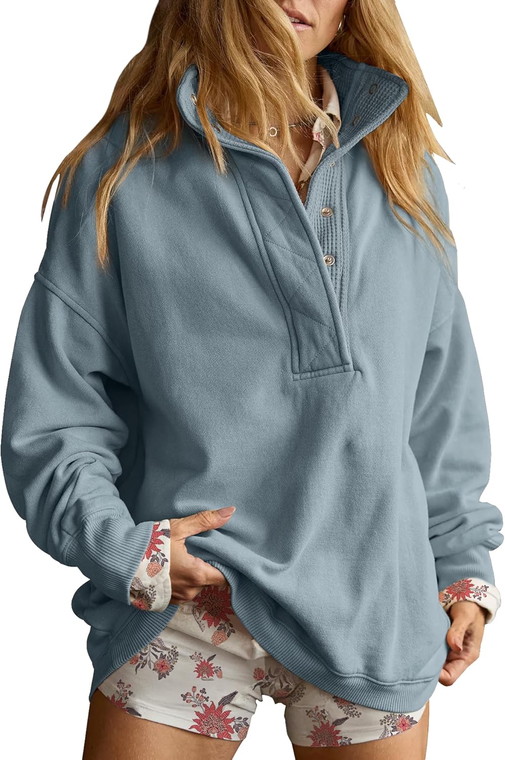 Gacaky Oversized Casual Sweatshirt for Women - Fashionable Style