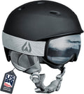 Kids Ski Helmet and Goggle Combo Spire Pack - Toddler to Youth Fit