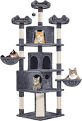Large Cat Tree Tower for Large Cats - Multi-Level 76.5in Kitten Tower