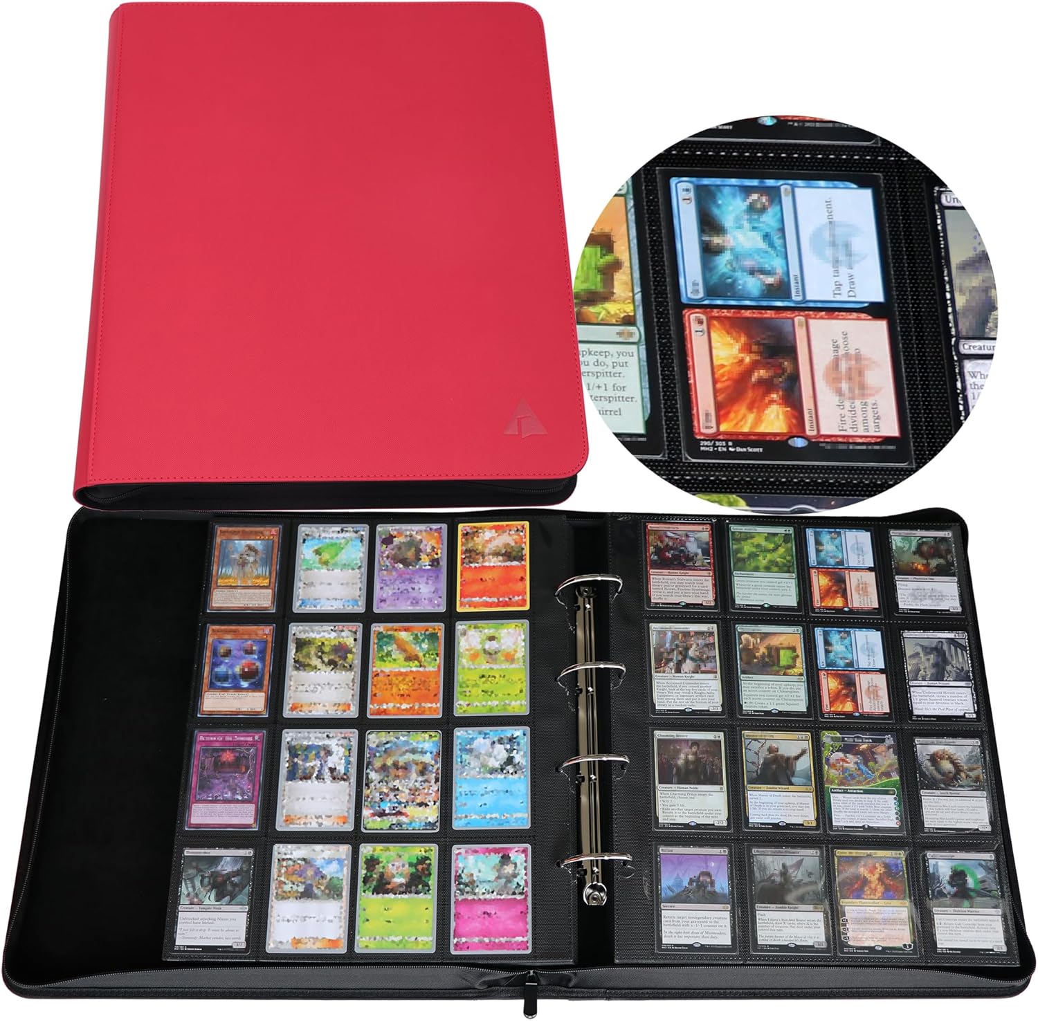 Rayvol 2000 Trading Card Binder - Large Capacity for Collectors