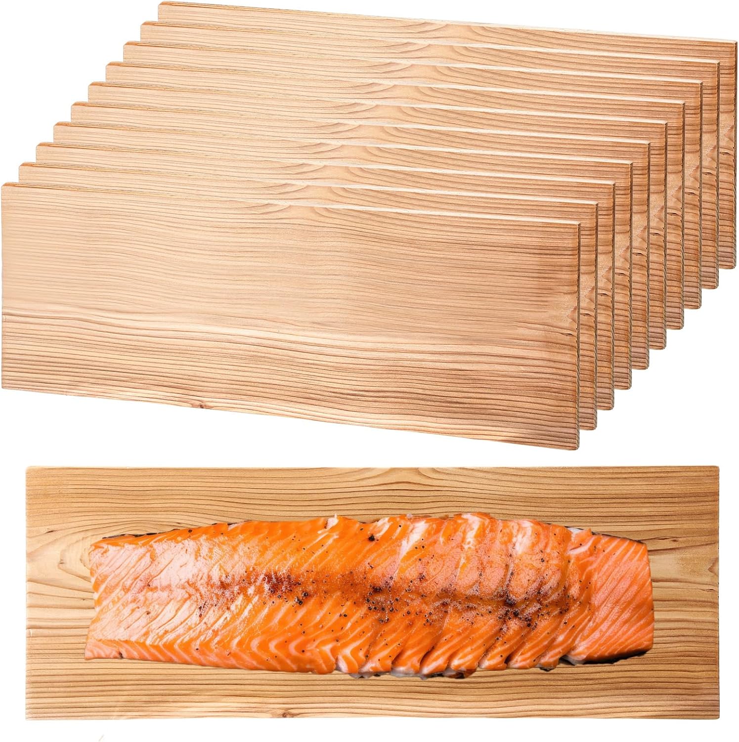 10 Pcs XL XXL Large Cedar Planks for Grilling Salmon and More