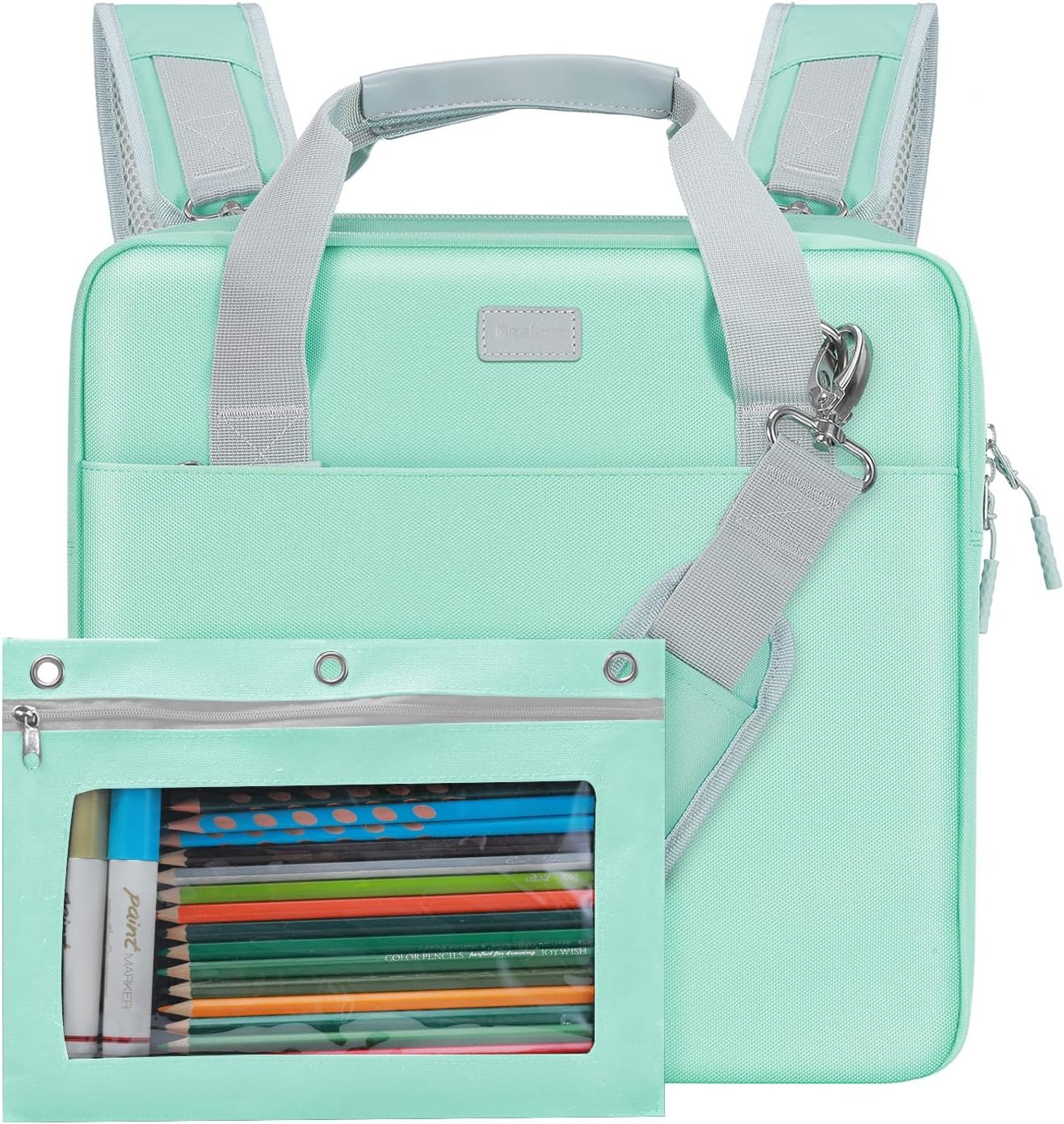 Realove 3 Inch Zipper Binder with Multi-Pocket for School Use