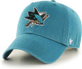 San Jose Sharks Alternate Primary Logo Clean Up Adjustable Cap - True