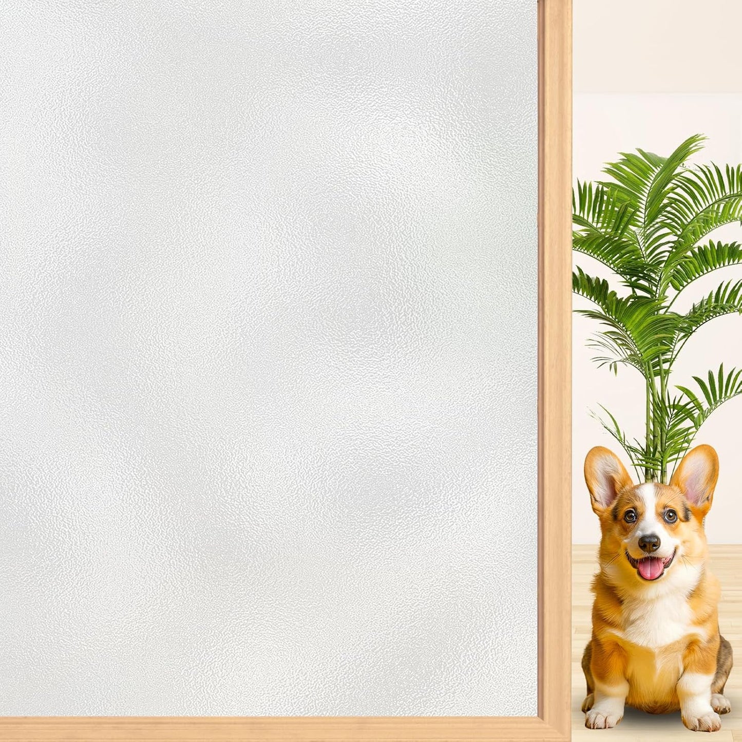 Niviy Frosted Glass Window Privacy Film for Home Use