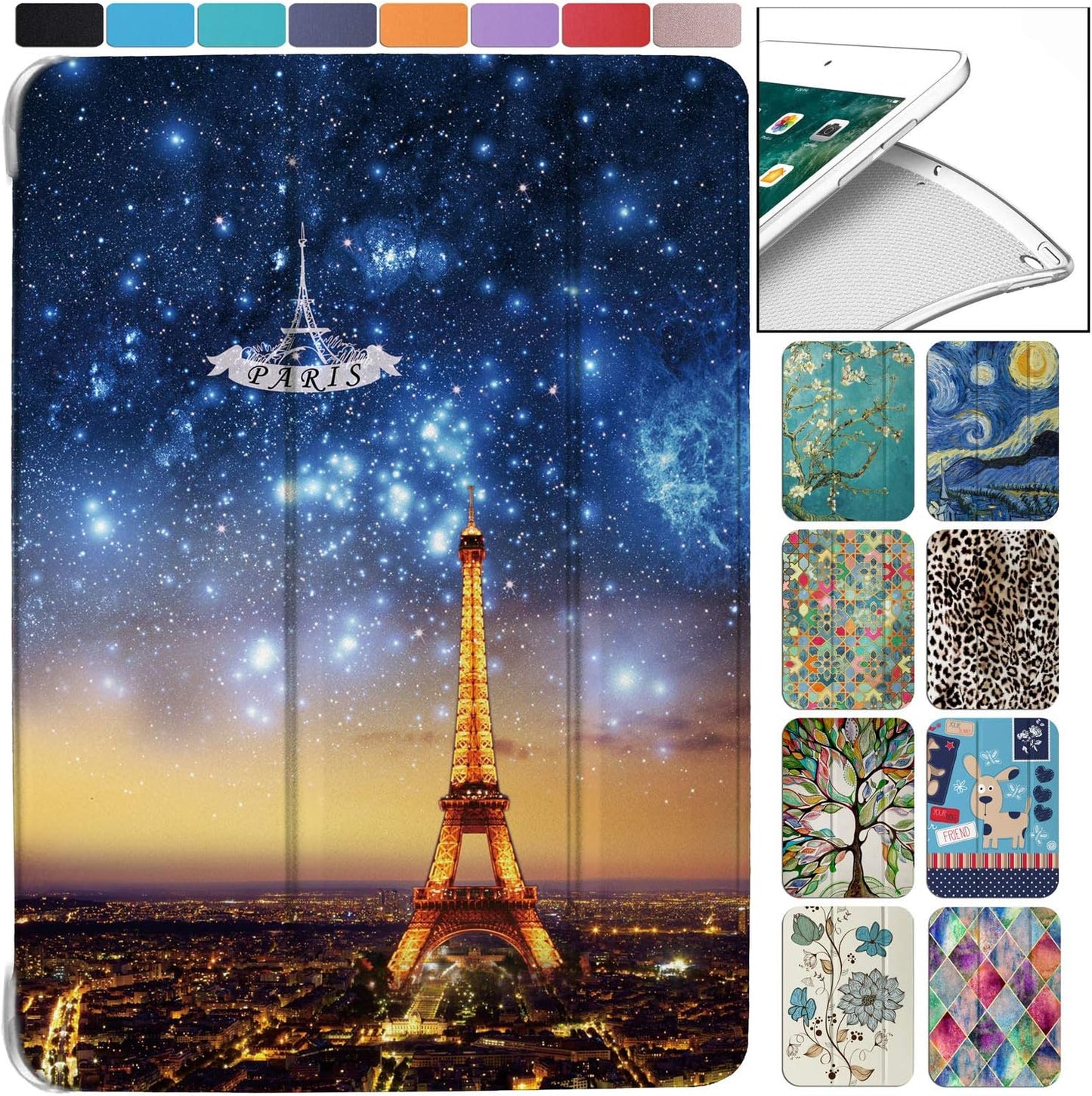 Sleek Design Flip Case for iPad 9.7 Inch 5th 6th Air Models