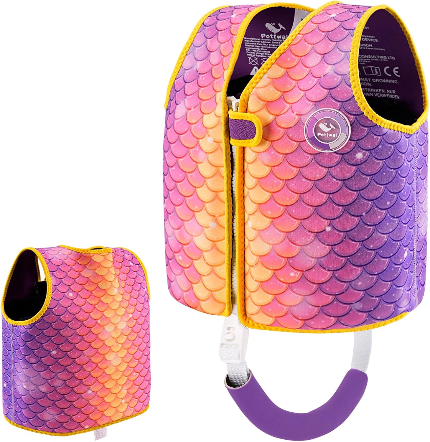 Pottwal Swim Vest for Kids - Safe and Comfortable Swim Jacket