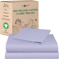 California Design Den Soft 100% Organic Cotton Percale Sheets Twin XL