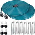 LINEX Sprinkler Soaker Hose 50 ft 2 Pack - Flexible Garden Watering