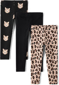 Baby Girls Printed Leggings Multipack - Soft Slim Fit