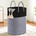 Laundry Basket Woven Cotton Rope Laundry Hamper - 100L Versatile