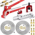3/16 in 25 ft Brake Line Kit with Bender and Single Flare Tool