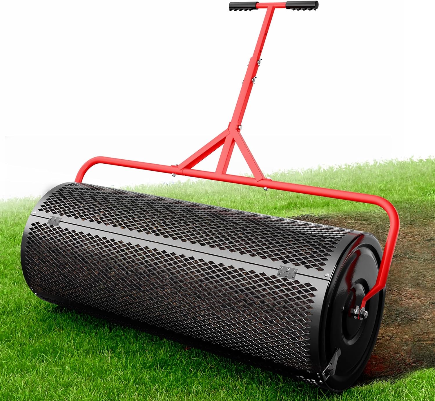 36 Inch Compost Peat Moss Spreader for Lawn Care Efficiency