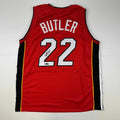 Facsimile Autographed Jimmy Butler Miami Red Reprint Laser Auto Jersey