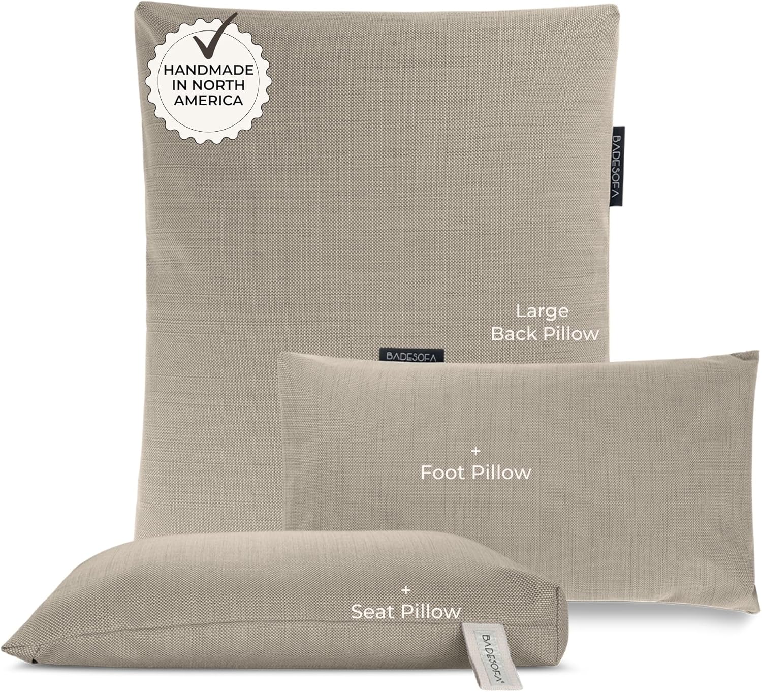 Luxury Bath Pillows for Tub Full Body Set - 3-Piece Comfort