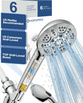 Handheld Shower Head with 7 Settings and Power Wash - Strong Spray